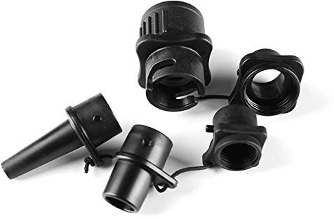 Rurunklee Inflatable SU_P Pump Adaptor Air Pump Converter, 4 Standards Conventional Air Valv_e Attachment For Inflatable Boat, Stand Up Paddle Board, Inflatable Bed, Etc