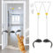 Adiwo Self-Play 3 Ways Hanging Door Bouncing Mouse Cat Toys for Indoor Cats & Kittens, Adjustable Interactive Cat Mice Toys for Hunting & Exercising, Eliminating Boredom