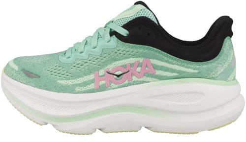HOKA One One 1162012-BTF Bondi 9 Blue Spark/Mint Fluorite Women's Scarpe Taglia US 6.5