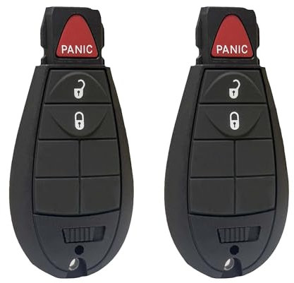 PathyLevos Remote Key Fob Fobik Compatible for Dodge Ram 1500 2013 2014 2015 2016 2017 2018 2019 2020 2021 2500 3500 4500 5500 2013-2018 Keyless Entry Remote Control(FCC ID: GQ4-53T)