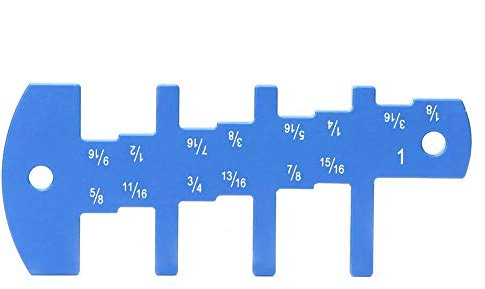 Qukaim Strumento di misurazione per la lavorazione del legno, strumento di misurazione per la lavorazione del legno, strumento fai da te per fresatrice da banco, strumento di misurazione per la