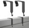 Qianyu 2 PCS Heavy Duty Towel Hooks Office Cubicle Hangers Over The Door Hook Christmas Stockings Holder Hanger Metal Panel Partition Hooks for Bedroom Bathroom Hanging File Bins Keys Whiteboard