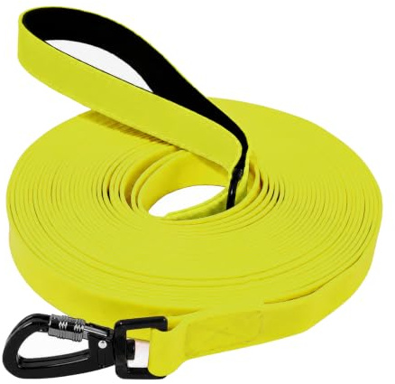 Wasserdicht Schleppleine für Hunde, 1,8m 3m 5m 10m 15m 20m 25m 30m Robuste & wetterfeste Hundeleine Wasserfest Hundeleine, Mit Softgrip-Griff Laufleine für Große bis Kleine Hunde