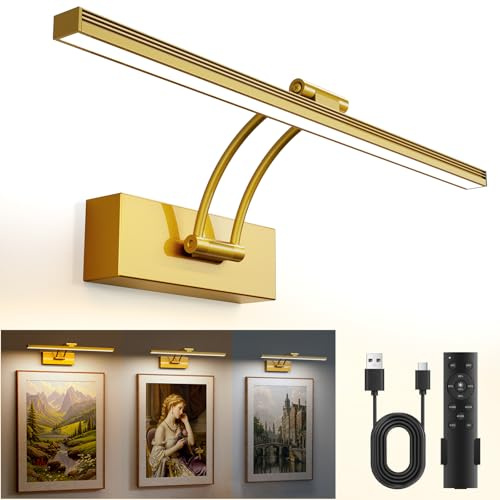 YITGOG Picture Lighs for Wall Rechargeable Picture Light with Remote