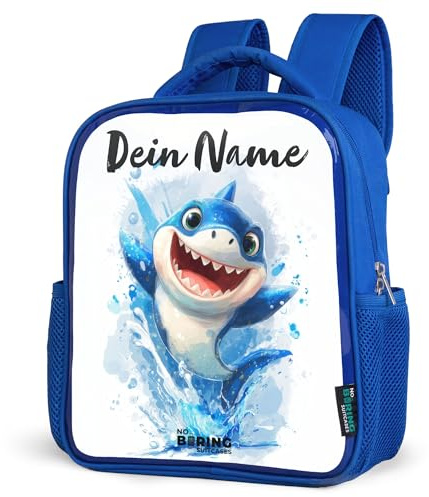 NoBoringSuitcases© Rucksack Kinder 8L Wanderrucksack leichter Kinderrucksack Blau Tagesrucksack Kindergarten Backpack Büchertasche Kindergartenrucksack Jungen Rucksäcke Farbenfroh Klein Bunt