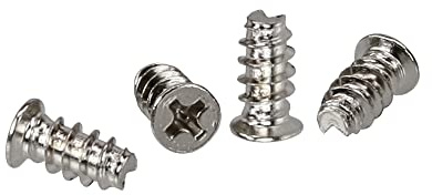 InLine 33371E Lüfterschraube, 5,0x10,0mm, vernickelt, 4er Pack