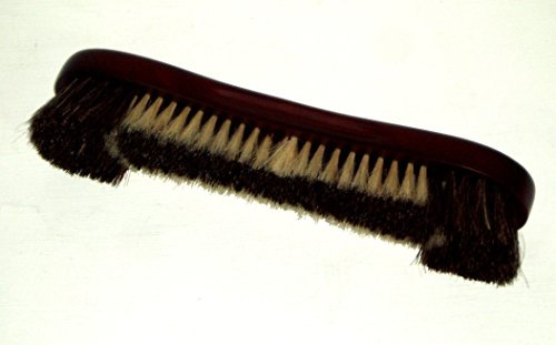 12 Genuine HORSEHAIR BRISTLES MAHOGANY WOODEN HANDLE Snooker or Pool Table BRUSH