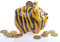 by-Bers Möchtegern-Sparschwein, Spardose Handarbeit aus Keramik als Erdbeere, Zebra, Tiger, Wassermelone, Marienkäfer, Maiskolben, Leopard, Karotte Hier: (Zebra) (Tiger)