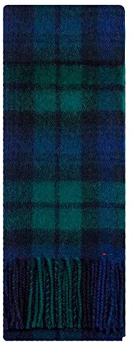 I LUV LTD Black Watch Modern Tartan 100% Lammwolle Schal Hergestellt in Schottland