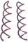 Allsorts® 10 Womens Sprial Spin Screw Pin Hair Clip Twist Barette Brown Bridal.