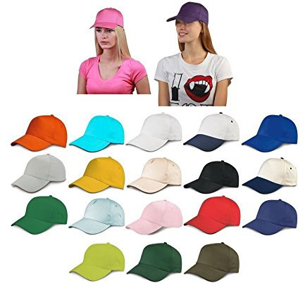 Subito disponibile STOCK 10 PEZZI ECONOMICO CAPPELLO CAPPELLINO UOMO DONNA cotone colorato | 10 cappellini ideali per gite uscite feste party eventi di ogni genere