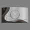 dixtime Abstrakt grau Designer Wanduhr modernes Wanduhren Design leise kein Ticken 3DS-0053
