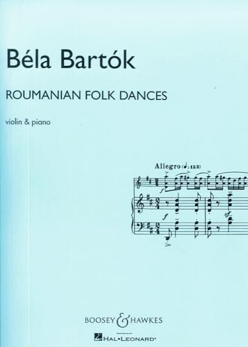 Roumanian Folk Dances: Violine und Klavier.