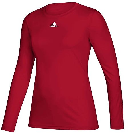 Adidas Creator Long Sleeve Top - Women's Training M Power Red/White