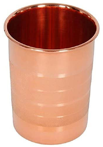 OSNICA Premium Quality Hammered Copper Tumbler - 100% Pure Copper Tumbler for Water - Better Then Glasses, Safer Than Plastic (Design 6)