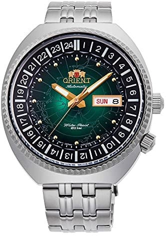 Orient Herren Analog Automatik Uhr mit Edelstahl Armband RA-AA0E02E19B