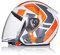 Casque Jet Vintage Casques Moto Bols Casque 3/4 Open Face Moto Rétro Demi-Visage Casque Casque De Sécurité Coupe-Vent Approuvé DOT/ECE Casque De Protection Ouvert Adulte,Orange 1,XXL