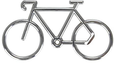 Balvi Décapsuleur Tourmalet Couleur Argent en Forme de vélo Métal