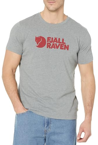 Fjallraven 87310-051 Fjällräven Logo T-Shirt M T-Shirt Men's Grey Melange Size XXL