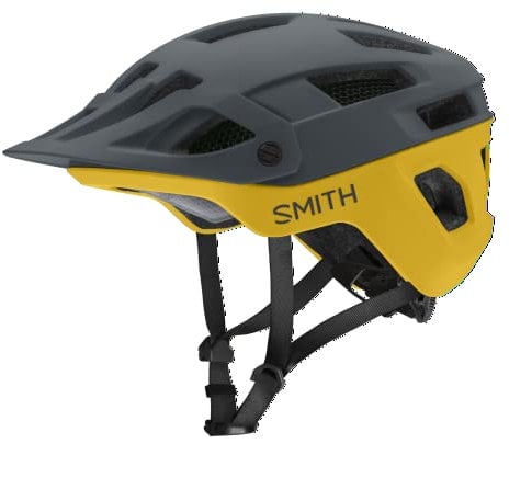 Smith Engage MTB Fahrradhelm - Erwachsene Mountainbike-Helm mit MIPS-Technologie + Koroyd-Abdeckung - Leichter Aufprallschutz für Damen & Herren - Verstellbares Visier - Matt Slate/Fool's Gold, Large