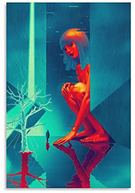 JIJIE Blade Runner 2049 Filmposter, Heimdekoration, Poster, Wandkunst, Hängebild, Druck, dekoratives Gemälde, 40 x 60 cm