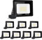 【8 Stück】30 W LED-Strahler für den Außenbereich, 3000 lm, IP66, wasserdicht, für den Außenbereich, super hell, Außenbeleuchtung, Warmweiß (3000 K), Sicherheits-LED-Spot für Stadien, Fabriken,