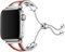 Kompatibel mit Apple Watch Armband 38mm 40mm 4 mm 42mm 44mm 45mm 49mm,Elegantes Armband im Schmuckstil für Damen, Edelstahl-Metallband für iWatch Series Ultra 8 7 6 5 4 3 2 1SE,D,38/40/41mm
