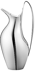 Georg Jensen Koppel Kleiner Krug in Silber 0.2L - Hochglanzpolierte Edelstahlkanne - Entworfen von Henning Koppel Elegantes Serviergeschirr