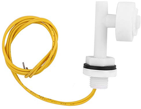 Nimomo Sensore Di Livello Del Liquido Interruttore a Galleggiante, DC 220V Interruttore Sensore Livello Acqua Plastica Interruttore Galleggiante a Sfera per Montaggio Laterale Ad Angolo Retto, M12
