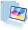 SOPPY Custodia con Tastiera Bluetooth per iPad 11a Generazione (A16) 11 Pollici 2025, 10a Gene 10,9 Pollici 2022, cover Protettiva Staccabile, con Slot per Penna Stilo, Layout Italiano,Azzurro