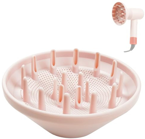 YTCHYYSK Hair Dryer Attachments for Dyson Supersonic HD01 HD02 HD03 HD04 HD08, Diffuser for Wavly Curly Hair, Pink