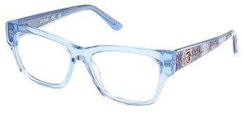 MARCOLIN GU50126 GU50126 Brille, Blau (Shiny Light Blue), One size