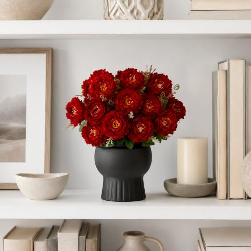 astylishome Künstliche Blumen für Grab, 21 Bündel, Blumen, Outdoor-Pflanzen, Kunstkunststoff, drinnen und draußen, für Zuhause, Hochzeit, Büro, Tischdekoration, Geschenk, 0214