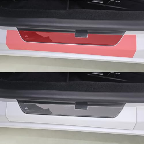 (4pcs in 1 Set) Tesla Model 3 Highland 2024 Door Sill & Door Step Scuff PPF Film, Wrap, Scratches, Paint Prototection Film