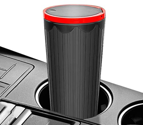 Gobelet poubelle de voiture, poubelle de voiture, poubelle automatique compacte qui empêche efficacement les déversements de liquides