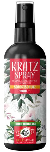 Nature Animal® Anti Kratz Spray gegen Katzenmarkierung für Innen und Außen + Katzen ABWEHR – Katzenfernhaltespray STOPP bleib Weg