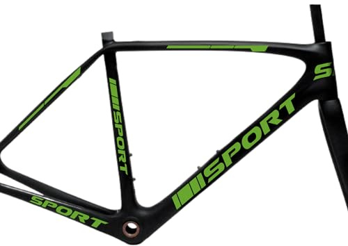 DualColorStampe Set 15 Adesivi Stickers Decal Telaio Bici Bicicletta adesivi telaio MTB Universale Protezione B0169 (LIME 64)