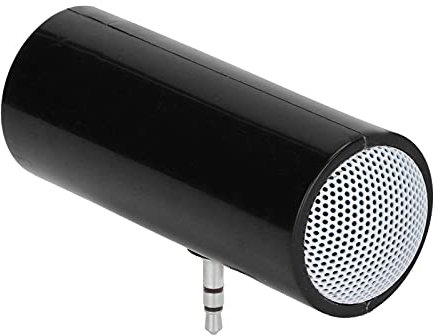 3.5mm Jack Stereo Mini Speaker Portable Wireless Plug-in Speaker for Phones and Tablets (Black)
