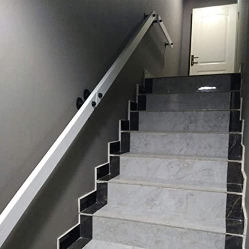 Weiße Massivholz-Treppe zur Wandmontage, für Kinder, 1,8 m Länge
