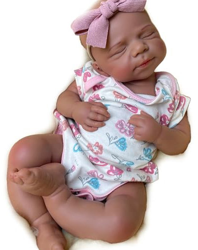 Oppaionaho Lebensechte Silikon-Reborn-Babypuppen mit Ganzkörper – 19 Zoll realistische Babypuppe mit echtem Neugeborenengewicht für Säuglinge (Boy,Caucasian,Painted)