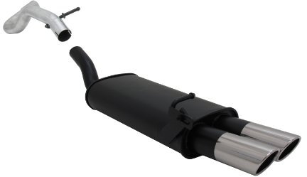 Novus Sportauspuff Gruppe N 2x76 SR-Design