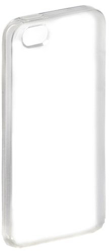 Amazon Basics - Custodia in TPU traslucido color latte con proteggischermo per Apple iPhone 5