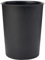 JVL Papelera de plástico, Color Negro, para Cocina, Oficina, baño, plástico, Talla única