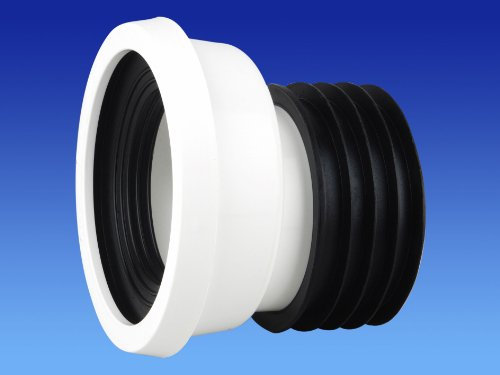 OSMA WC204 Easy-Fit Pan Connector Offset 4 (Standard Four Inch Toilet Outlet) Loo, Bog, Cistern, WC