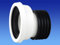 OSMA WC204 Easy-Fit Pan Connector Offset 4 (Standard Four Inch Toilet Outlet) Loo, Bog, Cistern, WC