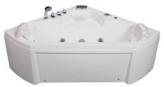 Jet-Line | Whirlpool Uster | 2 Personen | Weiss | 1350x1350 | Spa | Badewanne | mit Heizung | Massagefunktion