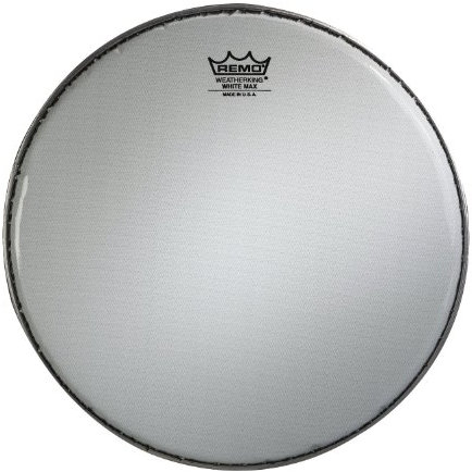 Remo KS361400 White Max Marching 14 Zoll Snare Batter Drum Head mit Unterlage