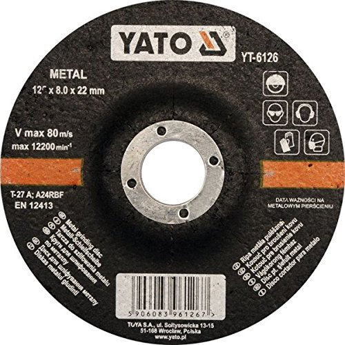 YATO YT-6126 Trennscheibe Winkelschleifer 8mm 0.240g