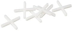 OX ox-t160903 scambi a forma di croce distanziatori per piastrelle, bianco, 3 mm