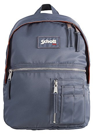 Schott Army Schulrucksack, 41 cm, 1 liters, Grau (Grey)